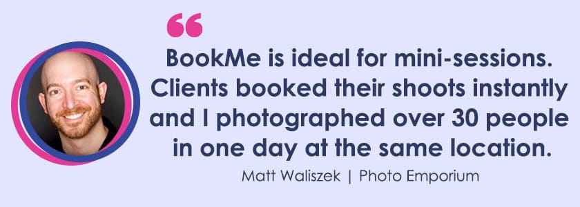 matt waliszek photographer testimonial