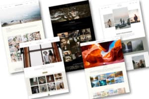 five Zenfolio website templates