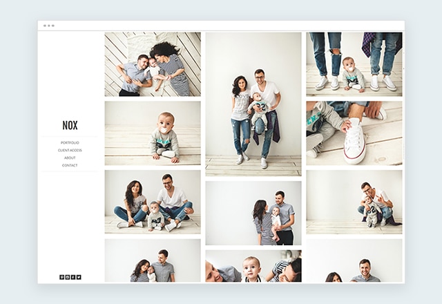 Nox Photography Website Template