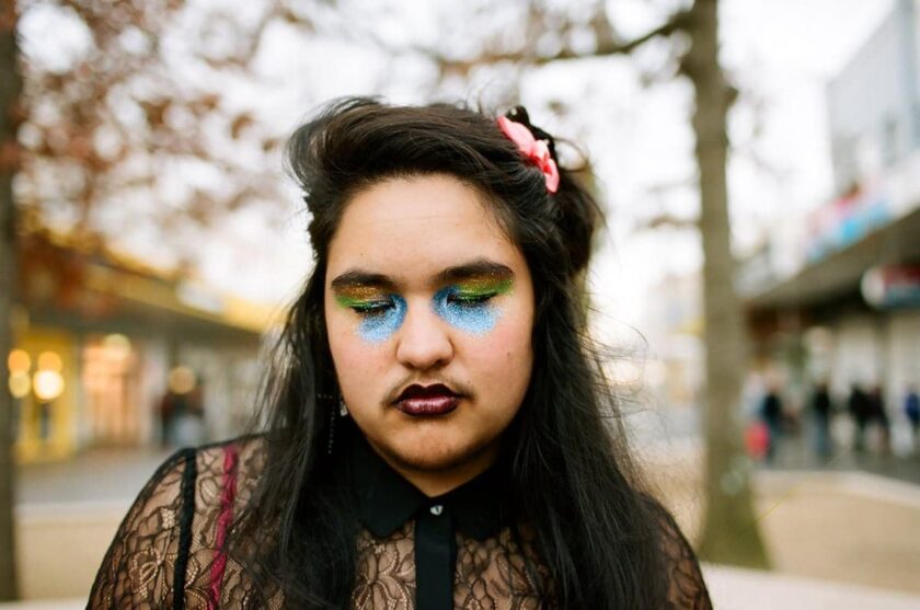 Adrian Tuazon McCheyne photograph of person with glittery eye makeup