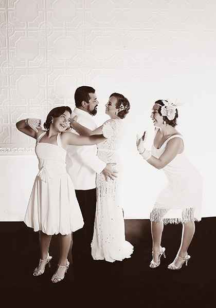 1920's inspired family photo