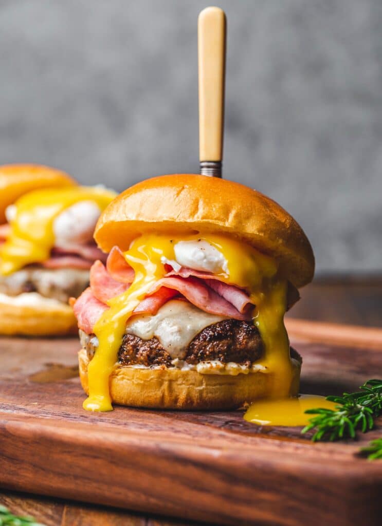 Eggs Benedict Burger