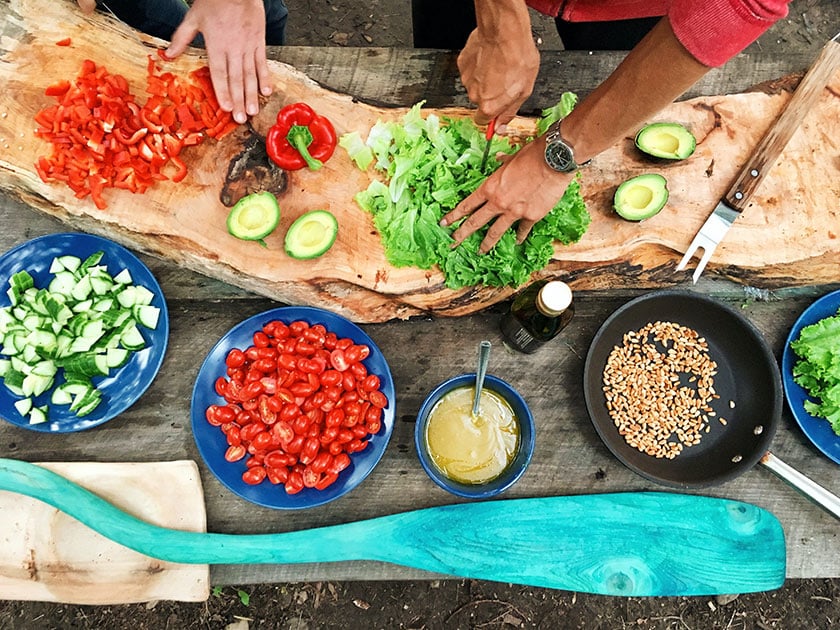 ingredients for a meal