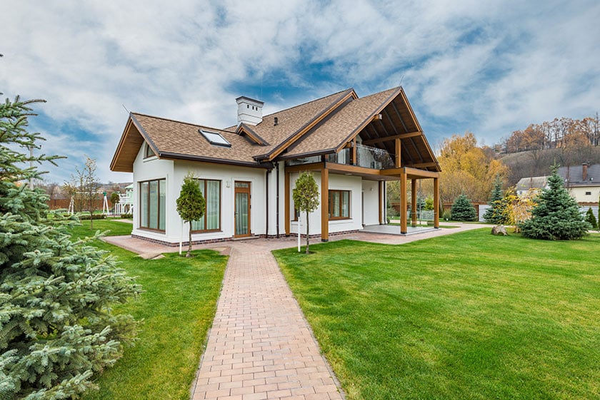 front path to house