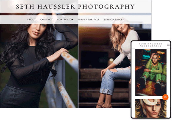 fashion photography website template