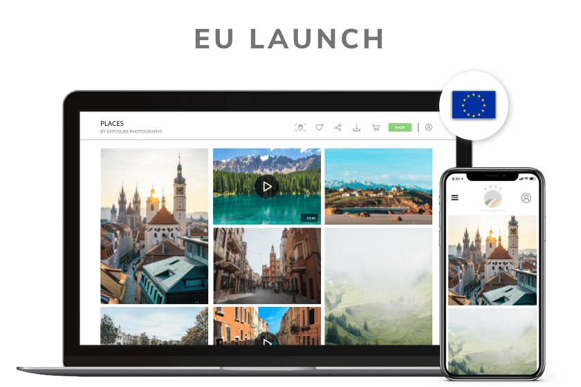 Zenfolio portfolio website launch in Europe