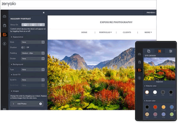 online photo gallery app demo