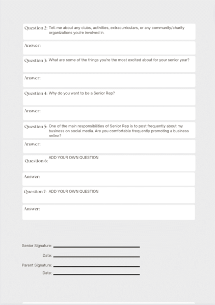 Senior Rep App template page 2